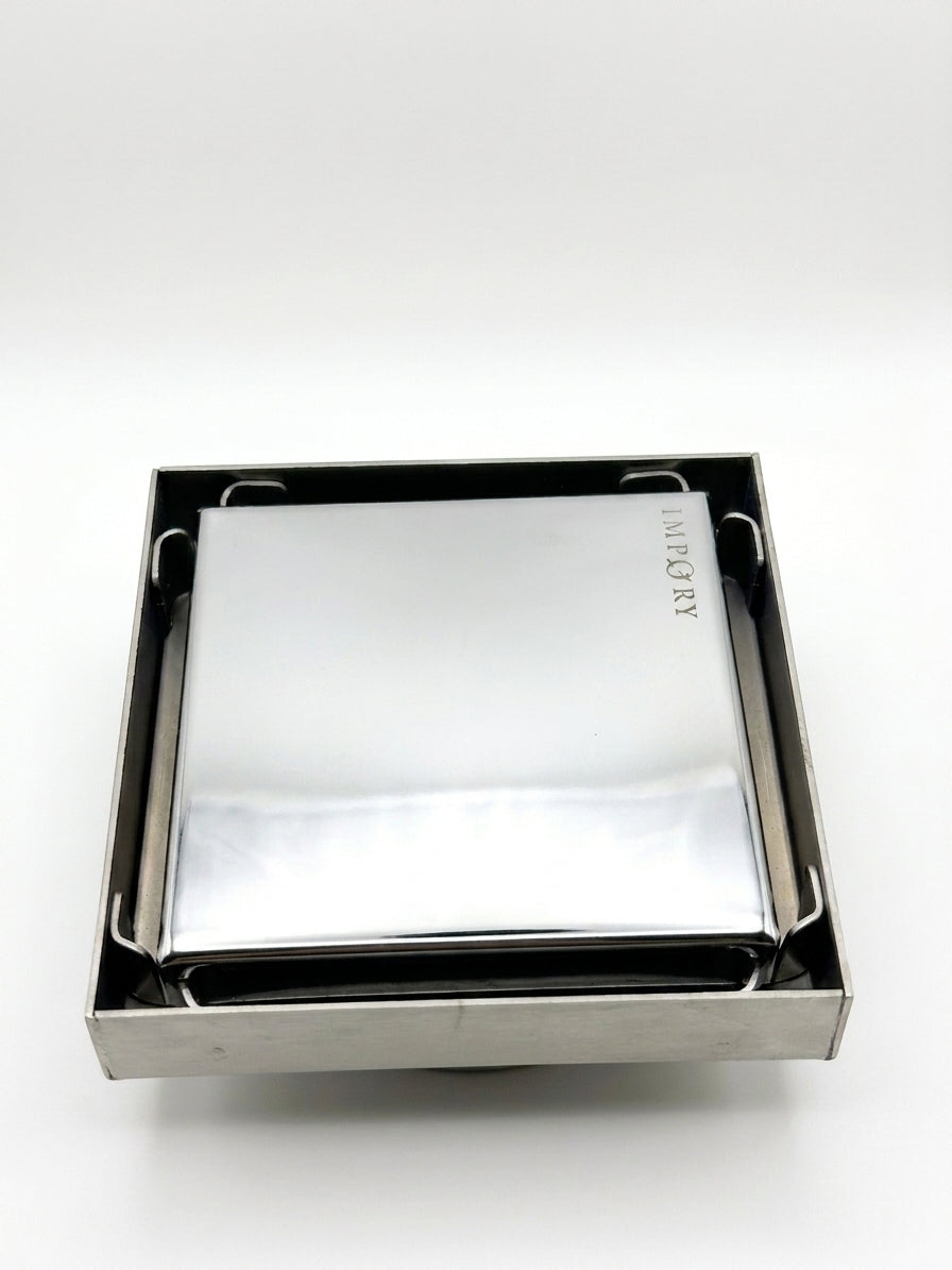 Rejilla invisible 10x10 acero