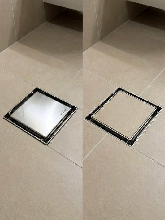 Rejilla invisible 10x10 acero