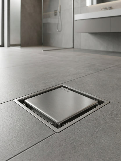 Rejilla invisible 10x10 acero