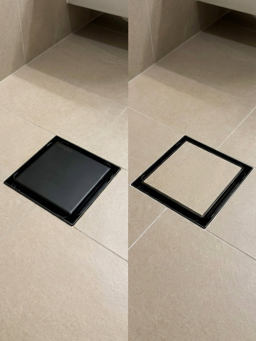 Rejilla Invisible 10 × 10 cm Negra
