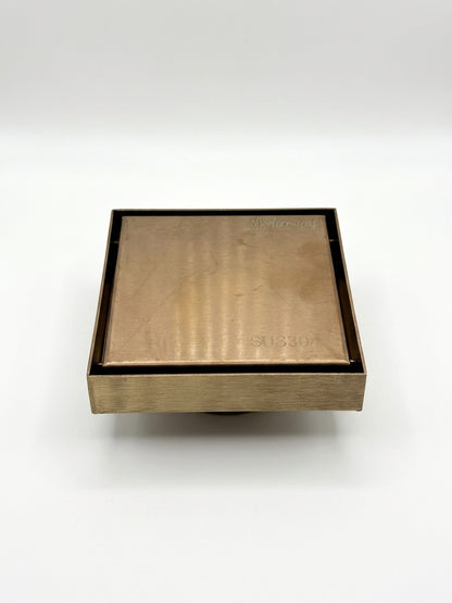 Rejilla invisible 10x10 Oro Rosa