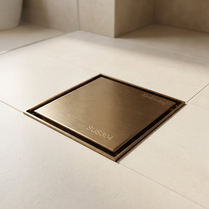 Rejilla invisible 10x10 Oro Rosa