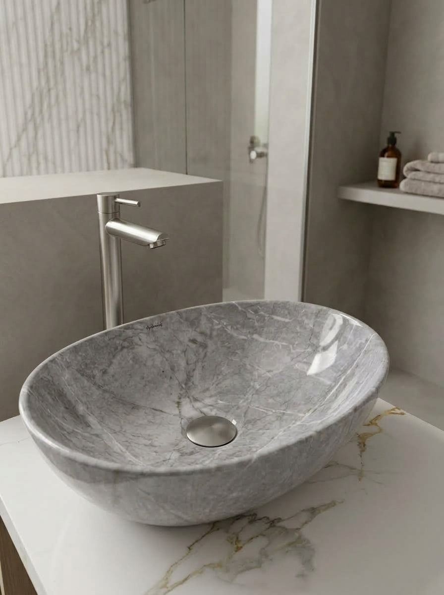 Lavamanos Marmolizado Gris