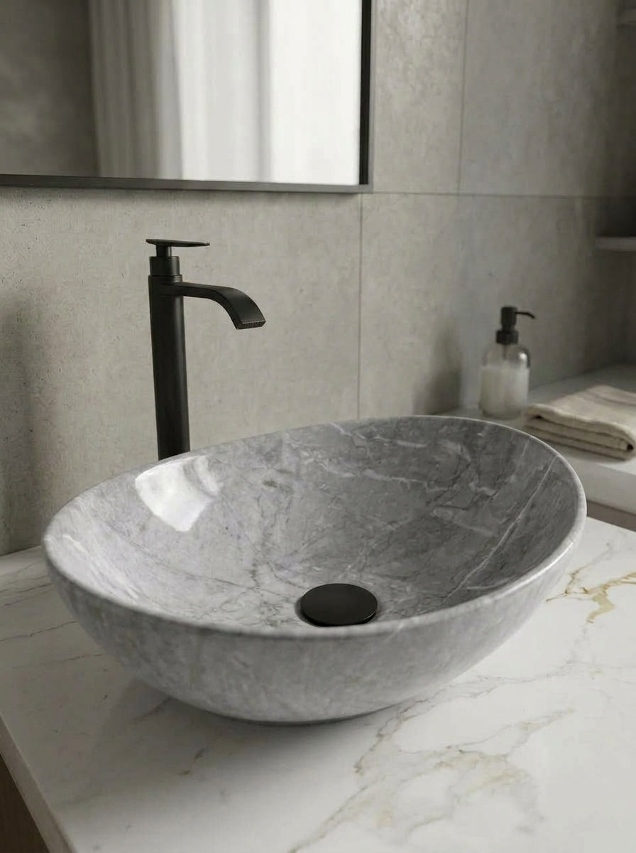 Lavamanos Marmolizado Gris